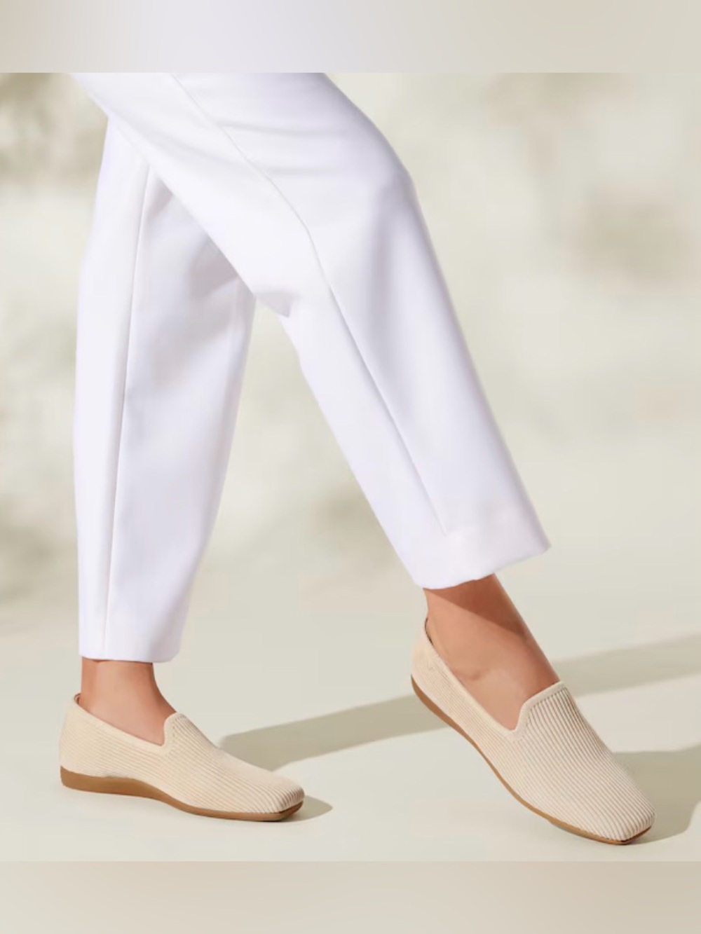 VIVAIA Samantha Walker Water-Repellent Loafers | Almond | EU 41.5 / US 10